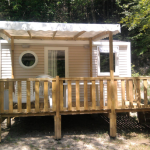 Mobil-Home Confort 18m² (1 chambre) + terrasse couverte 9m² + TV