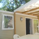 Mobil-Home Confort 18m² (1 chambre) + terrasse couverte 9m² + TV