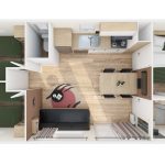 Homeflower premium 35m² (3 chambres) + CLIM + terrasse semi-couverte + TV  + draps + serviettes