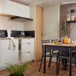 Homeflower Premium 30,5m² (3 habitaciones) + Terraza semi-cubierta  + Lavavajilla + TV