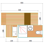 Forfait Premium : emplacement 10A équipé d&rsquo;une Freecamp (cabane avec sanitaires et cuisine ouverte)